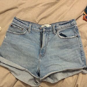 Abercrombie & Fitch Light Blue Jean Shorts